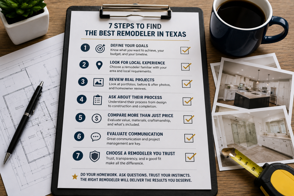 Choosing the right remodeling contractor creates a smoother experience and better results for homeowners.